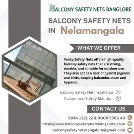 Balcony Safety Nets in Nelamangala – Venky Safety , Rp 1,000