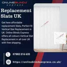 Vertical Replacement Slats | All Colours Available, Batley