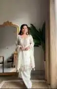 Pure, Polished & Timeless – Shop White Salwar , ps 55