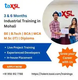 Industrial Training in Mohali: ToXSL Technologies, Mohali