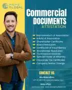Commercial documents attestation for UAE , Abu Dhabi
