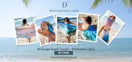 Custom Printed Beach Towels in Australia for Promo, $ 1