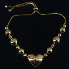 Heart Adjustable Bracelet, ps 4