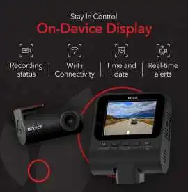 Dylect's Dual Channel Dash Cam For Front and Rear, Rp 9,999