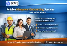 Reliable Manpower Outsourcing Services | KVB Group, Delhi