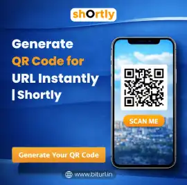 Generate QR Code for URL Instantly | Shortly, Noida