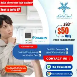 Daikin Aircon Error code  , Novena