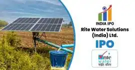 Rite Water Solutions IPO Date, Price & GMP, Delhi