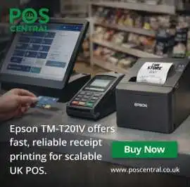 Buy Epson TM-T20IV Receipt Printer UK with USB ETH, £ 186