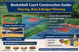 Premium Basketball Court Flooring & Volleyball, Bengaluru