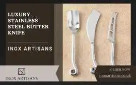 Luxury Stainless Steel Butter Knife – Inox Artisan, € 25