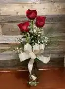 Fresh Red Roses Bouquet – Elegant & Handcrafted Fl, $ 0