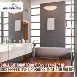 Small Bathroom Renovations in Langley, Burnaby