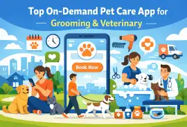 Top On-Demand Pet Care App for Grooming & Veterina, Rajkot