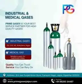 Prime Gases Jaipur | Oxygen Cylinder & Industrial , Jaipur