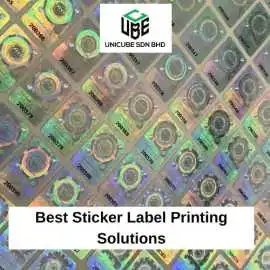 High-Quality Sticker Label Printing Services, Kuala Lumpur