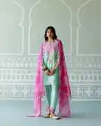 Explore Floral Kurta Set for Women | Label Mogra, New Delhi