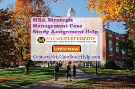 MBA Strategic Management Case Study Help, Perth