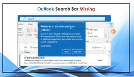 How to Fix Outlook Search Bar Missing , Miami