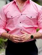 From Street Style to Smart Casual: Pink Overshirts, $ 1,349