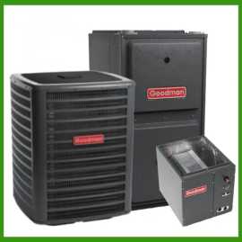   Goodman 2 Ton 14.5 SEER 40000 BTU 80% AFUE Horiz, $ 3,651