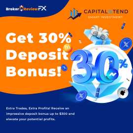 Get 30% Deposit Bonus! – CapitalXtend, New York