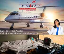 Now Avail Tridev Air Ambulance Service in Chennai, Patna