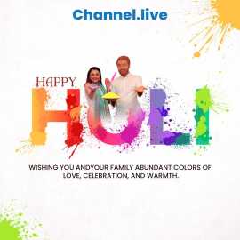 Dive into the Colors of Holi with Channel.Live! ??, Ahmedabad