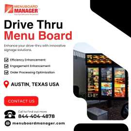 Drive Thru Menu Board, Austin
