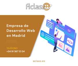 Empresa de Desarrollo Web en España | Aclass, Madrid