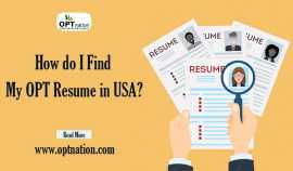 How do I Find My OPT Resume in USA?, San Francisco