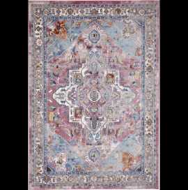  16th Avenue 91DA Fuschia Blue by Think Rugs, ps 65