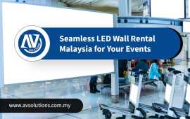 Seamless LED Wall Rental Malaysia for Your Events, Bukit Timah