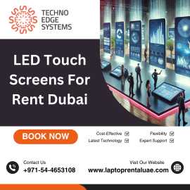 Rent LED Touch Screens Dubai for Events, Dubai