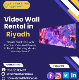 Custom Video Wall Rental SaudiArabia for Any Event, Riyadh