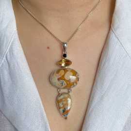 Jewelry Made with Deerfawn Jasper: A Stone of Beau, $ 65