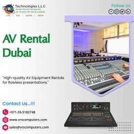 Need Reliable Audio Visual Rental Services in UAE?, Dubai