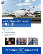 Air ambulance services near delhi| Air Rescuers, Delhi