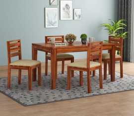 Wooden Street Dining Table 4 Seater – Best Deals o, ₹ 11,499
