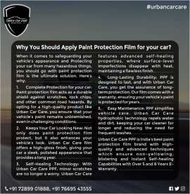 Paint Protection Film Cost for Your Car , Ghaziabad
