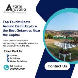 Stay at the Best Farm Resorts Near Delhi, Faridabad