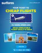 Toronto To Amritsar Flight Tickets - Surffares, Toronto