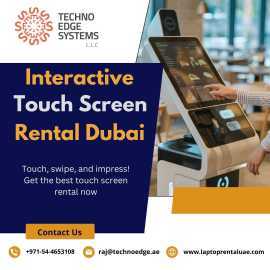 Why Rent Interactive Touch Screen for Your Dubai?, Dubai
