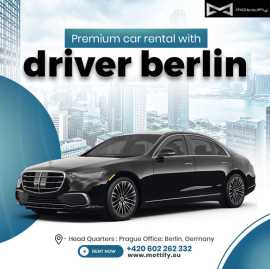 Premium car rental with driver Berlin, Prague