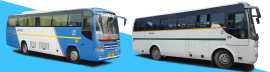 AC Deluxe Bus Rentals in Delhi NCR