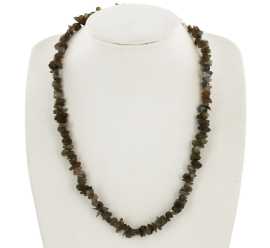 Labradorite Jade Stone Chips Necklace For Regain E, Los Angeles