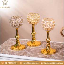  Buy Elegant Glass Candle Stands Online Aidea Home, Noida
