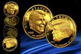 Ronald Reagan 24K Gold Coin – A True Collector’s I, Delray Beach