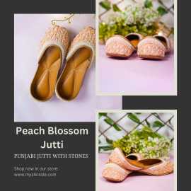 Peach Jutti for Ladies - Peach Blossom Jutti, $ 1,575