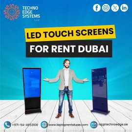 Where Can You Use LED Touch Screens for Rent UAE, Dubai